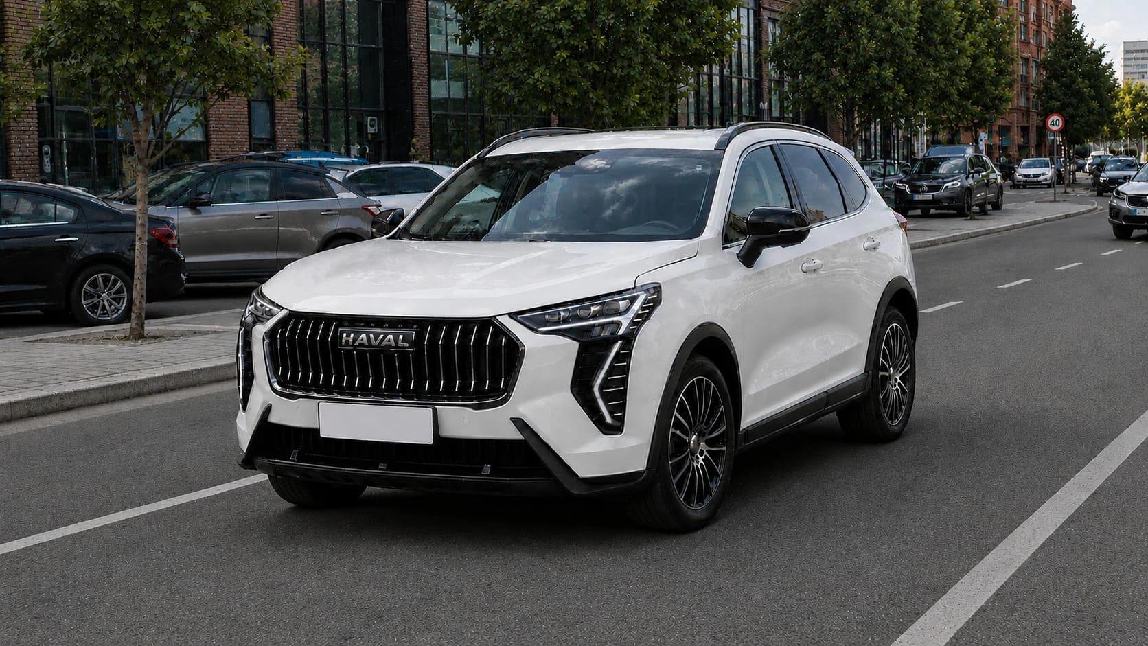 Haval в городском потоке