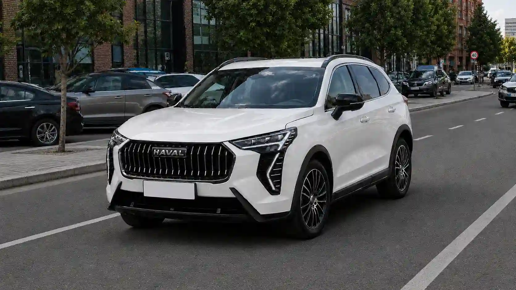 Haval в городском потоке