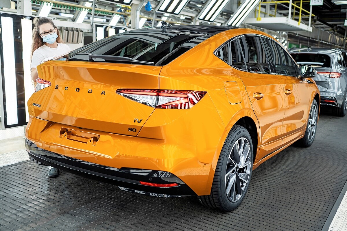 На заводе ŠKODA AUTO в Млада-Болеславе стартовало серийное производство ENYAQ COUPÉ iV На заводе ŠKODA AUTO в Млада-Болеславе стартовало серийное производство ENYAQ COUPÉ iV